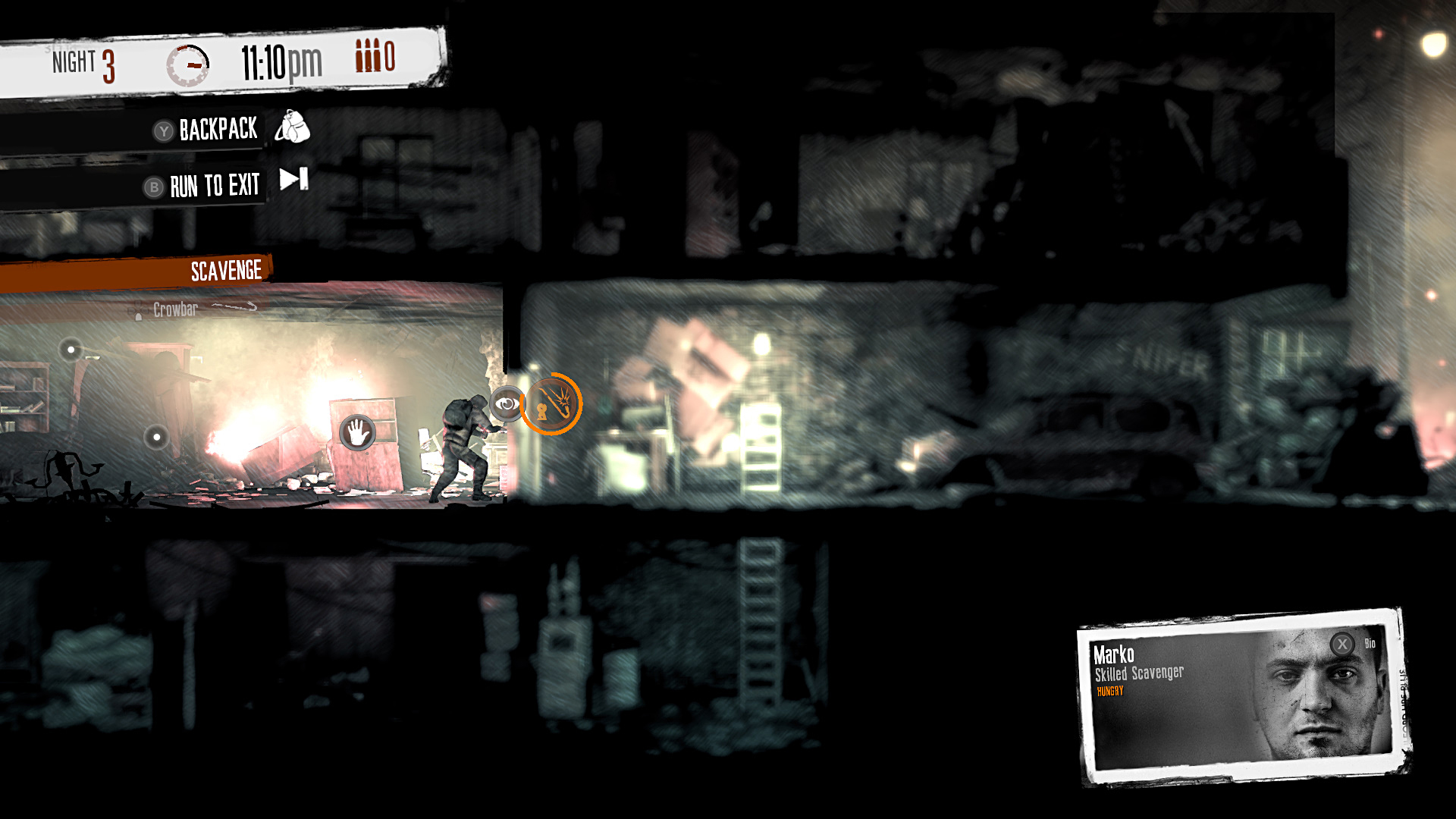 This war of mine fases nocturnas