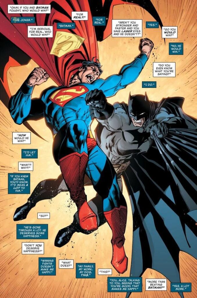 Superman Arriba En El Cielo Batman